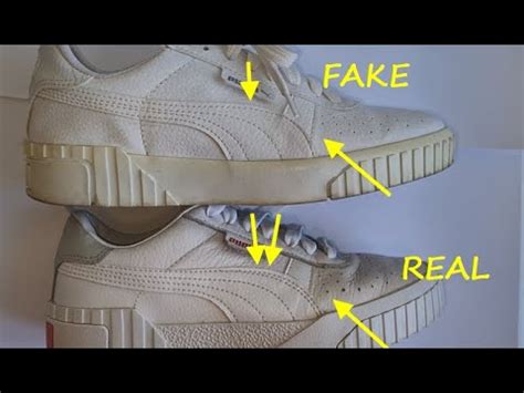 how to tell if puma shoes are fake